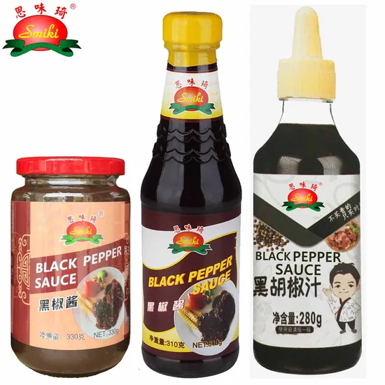 Salsa di fagioli neri Amazon con servizio OEM e senza glutine per pesce/negozio di alimentari/esportazione/Walmart/supermercato Carrefour